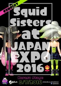 Splatoon – Squid Sisters Concert at Japan Expo 2016